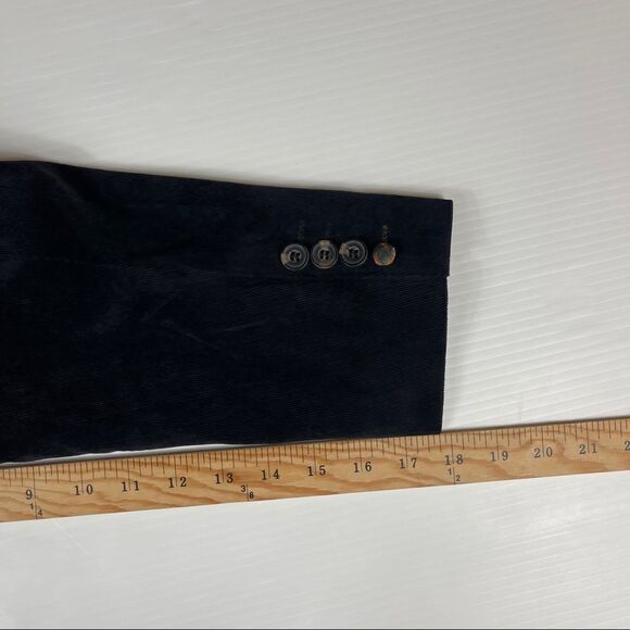 Haight & Ashbury Holland Blazer Sport Coat Corduroy Navy Pyschedelic Men's 42R - Picture 10 of 11